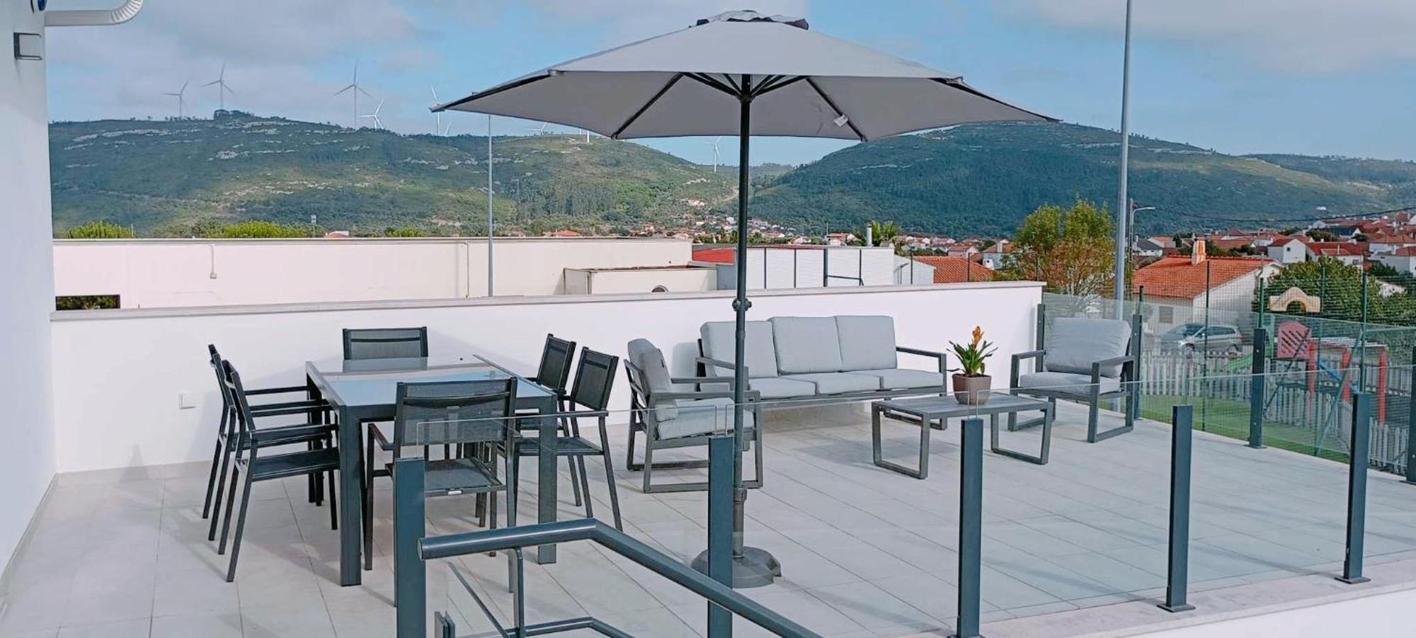 Vila Casa De Lazer Da Cha Alqueidão da Serra Exteriér fotografie